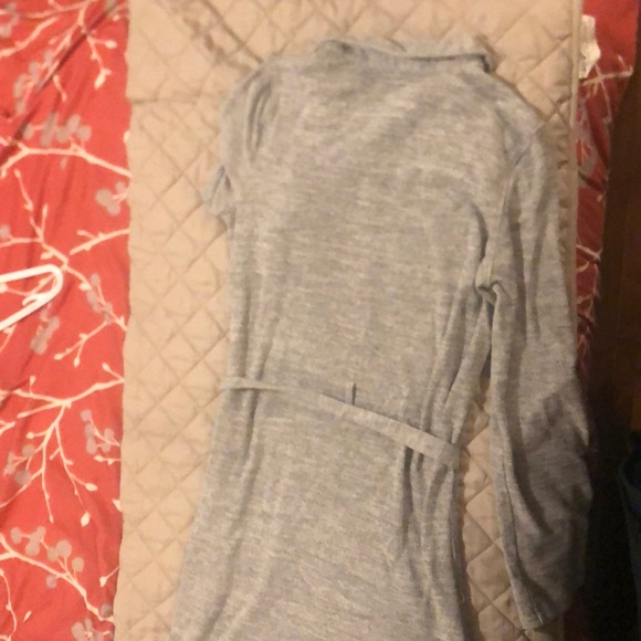 Button up cardigan with waist tie - Picture 2 of 3